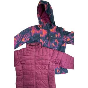 COLUMBIA Sz XXL Interchange 3 in 1 Winter Snow Ski Jacket Omni-Heat Insulated